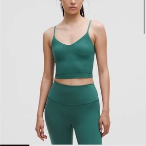 Lululemon Athletica Teal align cropped tank